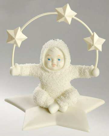 Snowbabies Ornaments Juggling Stars In The Sky - Boxed