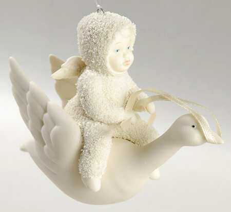 Snowbabies Ornaments Fly Me To The Moon - No Box