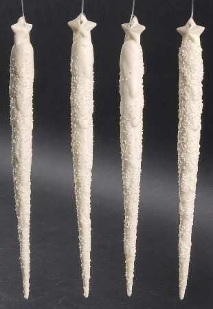 Snowbabies Ornaments Icicles-Set Of 4 - Boxed