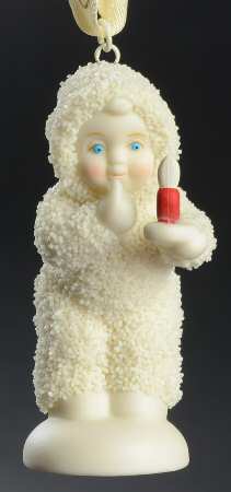 Snowbabies Ornaments Checking For Presents - Boxed