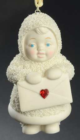 Snowbabies Ornaments Sealed With A Kiss - Boxed