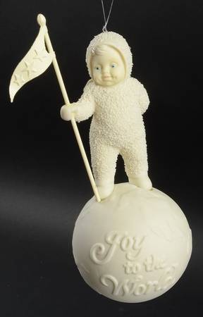 Snowbabies Ornaments Joy To The World - Boxed