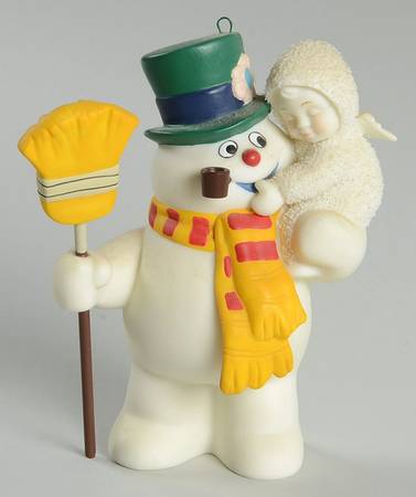 Snowbabies Guest Collection Ornaments Jolly & Happy With You-Frosty - Boxed