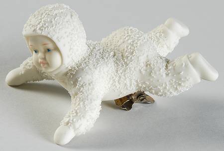 Snowbabies Ornaments Snowbaby Crawling Lite-Clip - Boxed