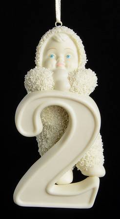 Snowbabies Ornaments 2nd Birthday - Boxed
