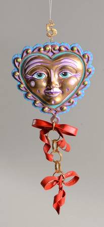 Twelve Days of Christmas-Ornament Five Golden Rings - No Box