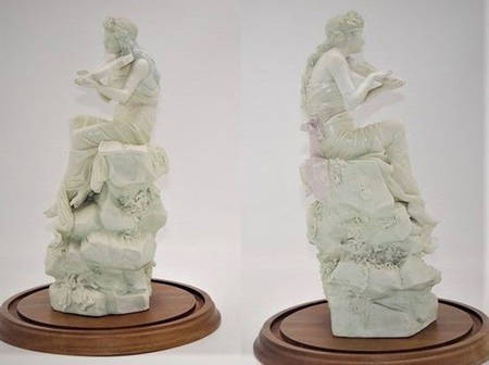 Royal Dux Figurine (Older Mark) Lady With Violin - No Box