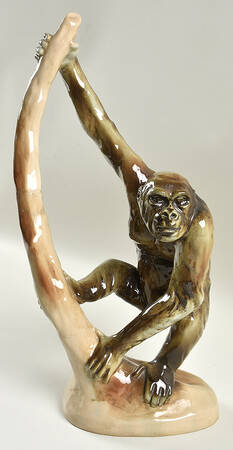 Royal Dux Figurine (Older Mark) Gorilla - No Box