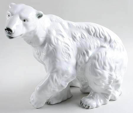 Royal Dux Figurine (Older Mark) Polar Bear - No Box