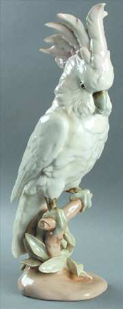 Royal Dux Figurine (Older Mark) Cockatoo-Large - No Box