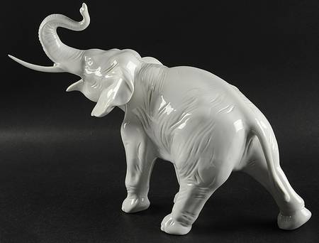 Royal Dux Figurine (Older Mark) Elephant - No Box