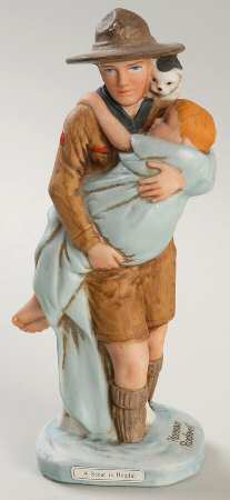 Boy Scouts of America Figurine A Scout Is Helpful - Boxed