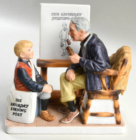 Norman Rockwell A Visit With Norman Rockwell - Boxed