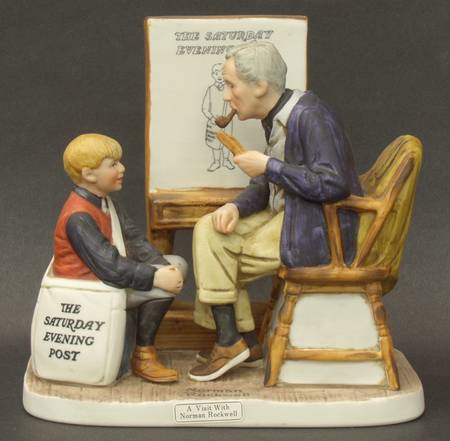 Norman Rockwell A Visit With Rockwell - Boxed