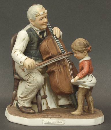 Norman Rockwell Grandpa's Ballerina - Boxed