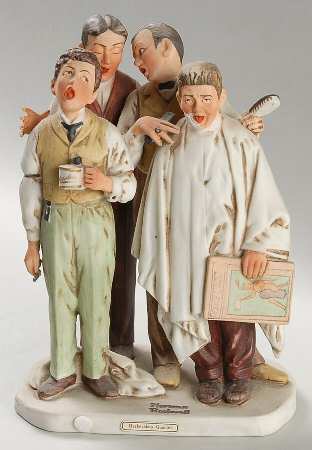 Norman Rockwell Barbershop Quartet - Boxed