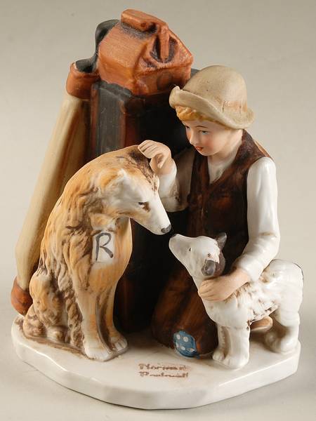 Norman Rockwell Friends In Need - Boxed