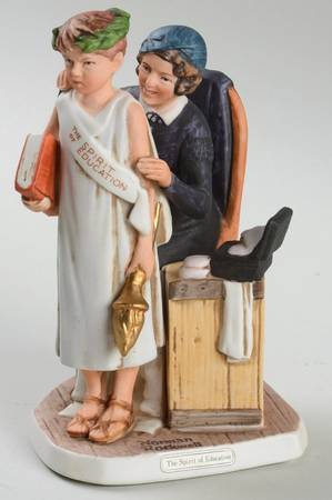 Norman Rockwell Spirit Of Education - No Box