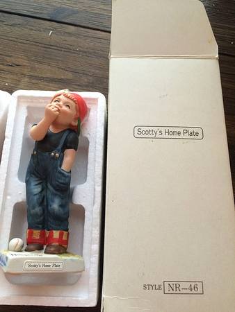Norman Rockwell Scotty's Home Plate - Boxed
