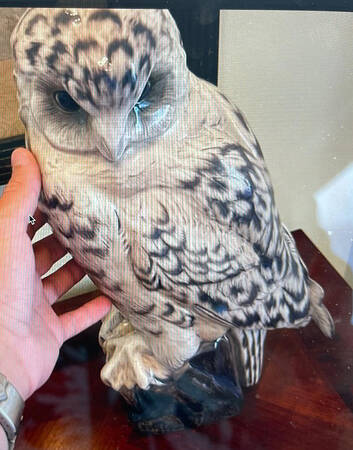 Dahl Jensen Figurine Snowy Owl - No Box