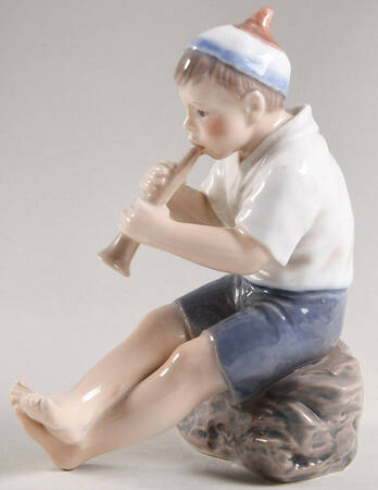 Dahl Jensen Figurine Boy With Trumpet - No Box
