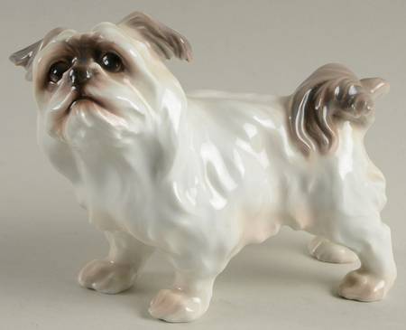 Dahl Jensen Figurine Diamond Terrier Standing - No Box