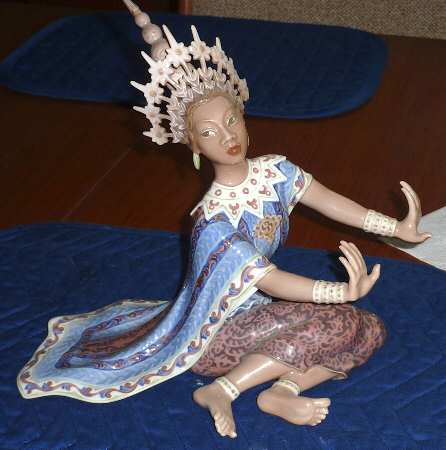 Dahl Jensen Figurine Siamese Dancer - No Box