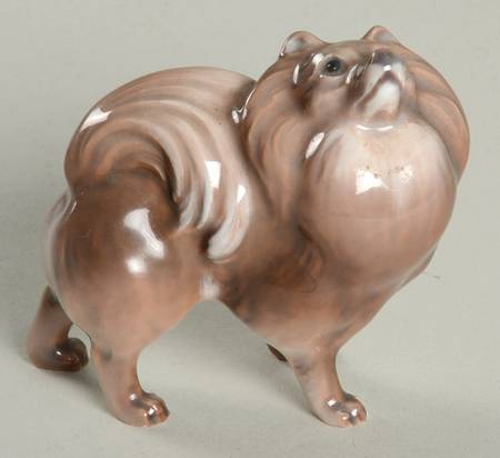 Dahl Jensen Figurine Pomeranian Dog - No Box