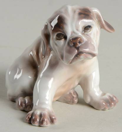 Dahl Jensen Figurine Bulldog Puppy - No Box