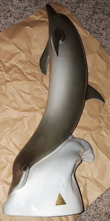 Royal Dux Figurine #2(Newer) Dolphin - No Box