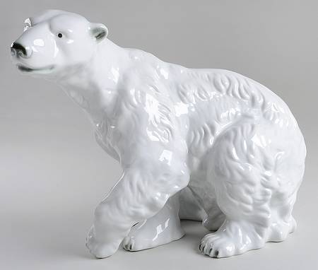 Royal Dux Figurine #2(Newer) Polar Bear - No Box