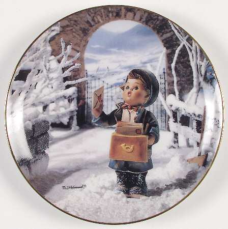 Hummel Calendar Plate February-Valentines Day - No Box