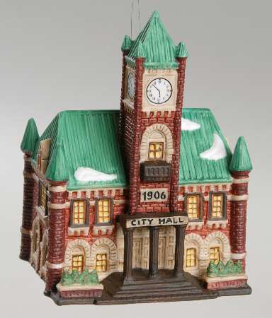 Christmas in the City Ornament City Hall - Boxed