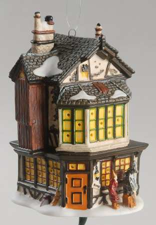 Christmas in the City Ornament Ebenezer Scrooge's House - Boxed