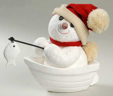 Billy Buttons Figurines Billy In Boat - Boxed