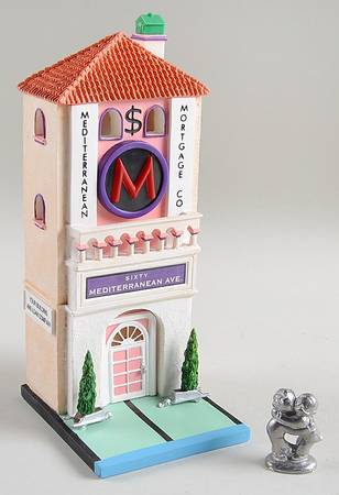Monopoly Collection Mediterranean Mortgage -Set Of 2 - Boxed