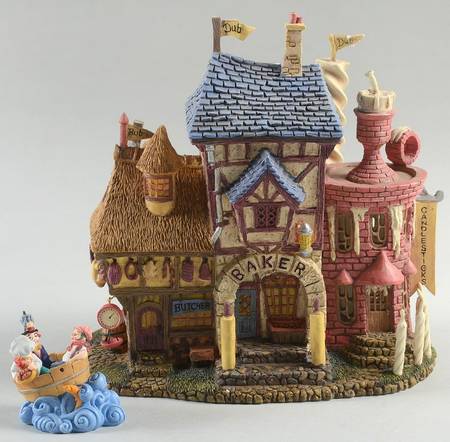 Storybook Village Butcher, Baker, & Candlestick Maker-S/2 - Boxed