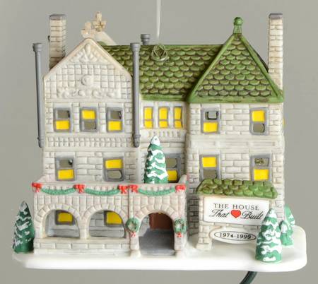 Snow Village Ornament The House That Love Built - Boxed