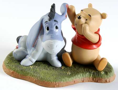 Pooh and Friends-Figurines Psst! You're A Grand Friend-Pass It On! - No Box