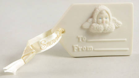 Snowbabies Friendship Club Figurine Luggage Tag - No Box