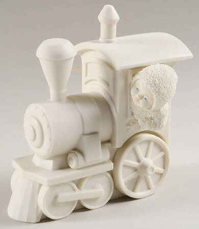 Snowbabies Friendship Club Figurine I  Think I Can Engine - Boxed