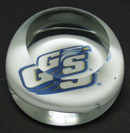 Collegiate Glass Paperweight Georgia Southern University - Boxed