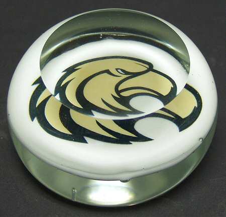 Collegiate Glass Paperweight Southern Mississippi University - Boxed