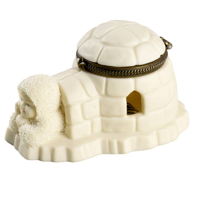 Snowbabies Hinged Box Home Sweet Home - Boxed