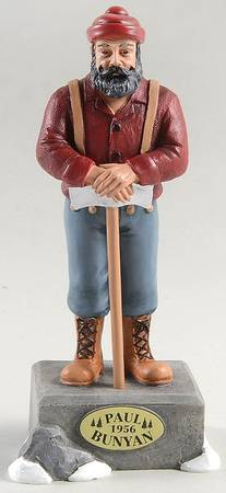 General Village Accessories Paul Bunyan Statue - With Box
