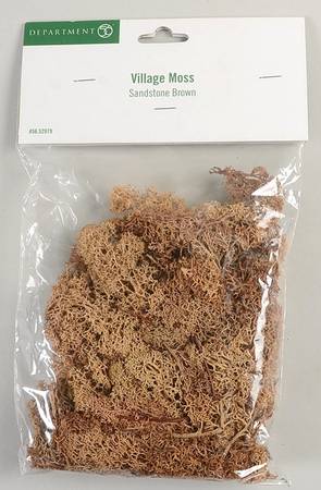 General Village Accessories Village Moss-Sanstone Brown - Boxed
