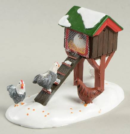 General Village Accessories Mistletoe Farm Chicken House - With Box Bx776