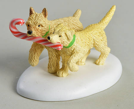 General Village Accessories Peppermint Pups - With Box Bx912