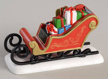 General Village Accessories Classic Christmas Sleigh - With Boxbx909