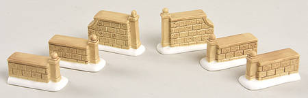 General Village Accessories Tudor Gardens Wall Set - With Box Bx756
